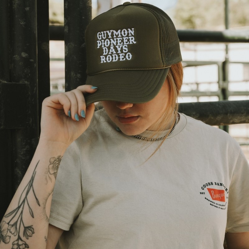 Olive Snapback Rope Hat